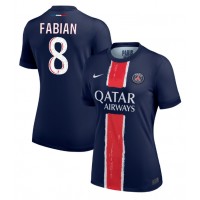 Dres Paris Saint-Germain Fabian Ruiz #8 Domáci pre Ženy 2024-25 Krátky Rukáv